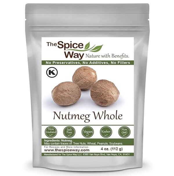The Spice Way Nutmeg Whole - (4 oz)