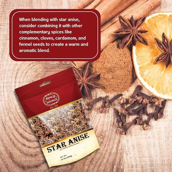 Spicy World Star Anise 14 Oz Bulk Bag - Image 2