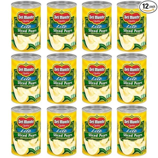 DEL MONTE Lite Sliced Bartlett Pears in Extra Light Syrup
