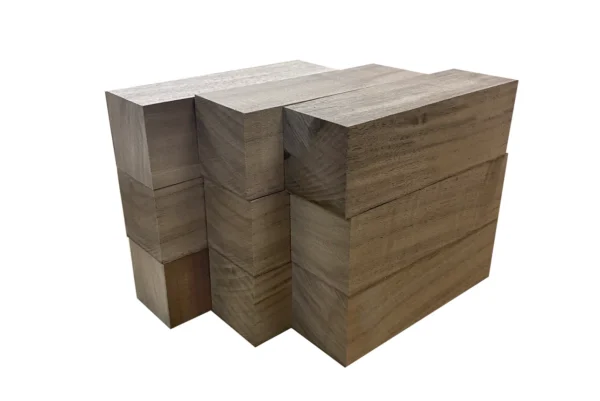 Black Walnut Carving Block - 2" x 2" x 6" (Set of 9)